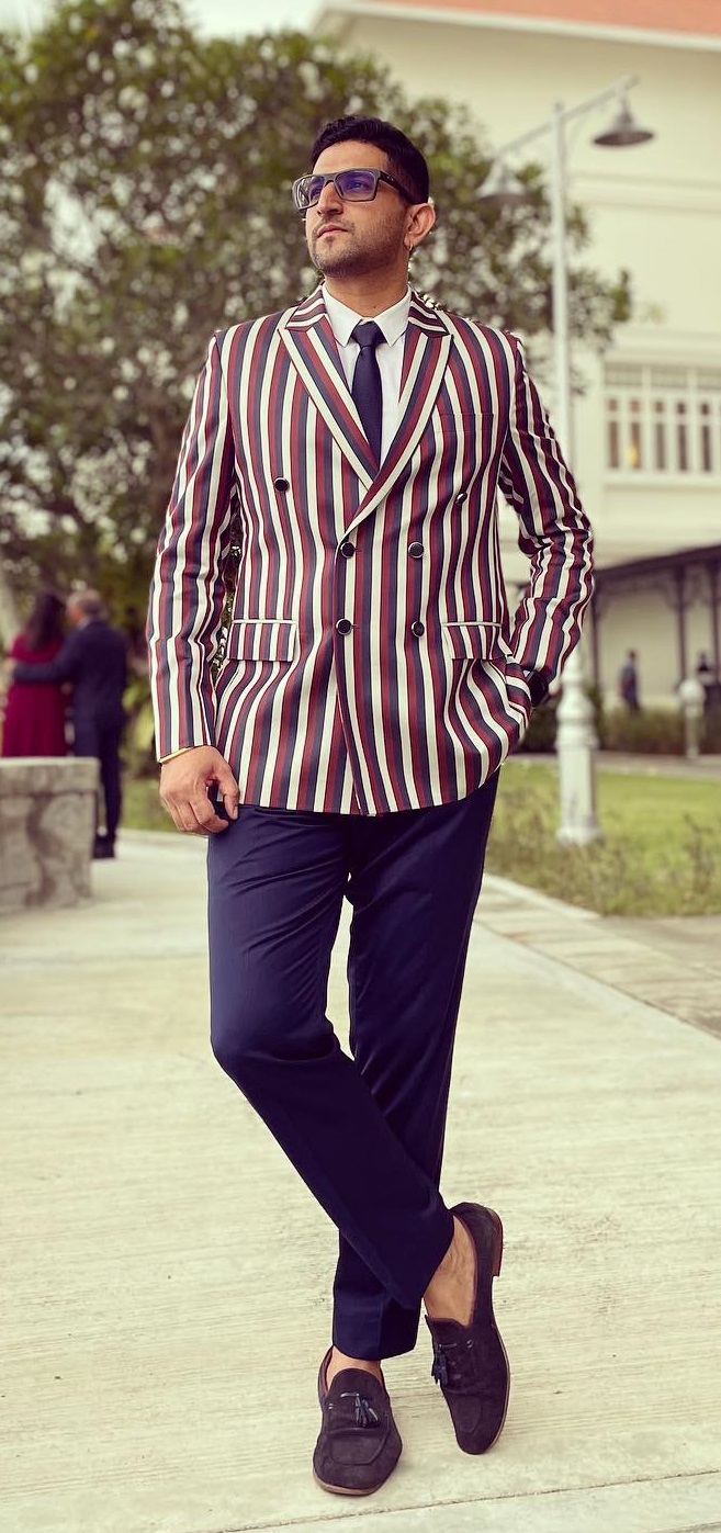Stripe Printed Suits - Suit Looks for Men Stripe Printed Suits - Suit Looks for Men