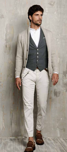 3 piece suit with white undershirt 3 piece suit with white undershirt