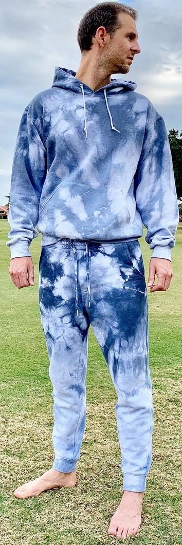 blue colored Tie Dye Jogger coordinates blue colored Tie Dye Jogger coordinates