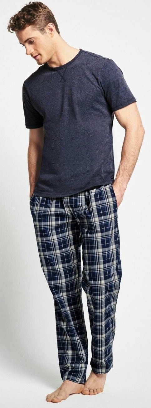 Plaid Flannel Pajamas with t-shirt for lounge wear Plaid Flannel Pajamas with t-shirt for lounge wear