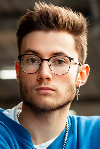 men's earrings - cross earring men's earrings - cross earring