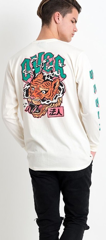 white hoodie with a lion backprint white hoodie with a lion backprint