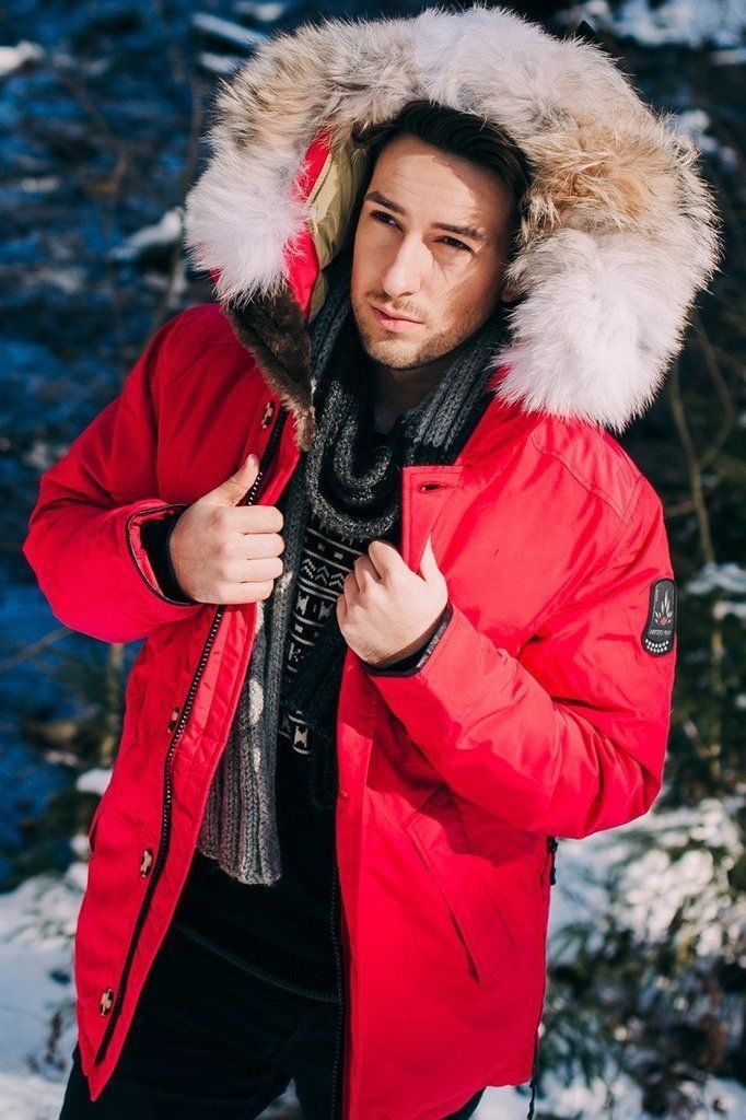 Parka-Style Puffer Jacket with fur Parka-Style Puffer Jacket with fur