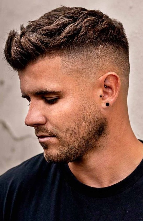 Faux Hawk Fade - Cool Haircut Ideas for Men1 Faux Hawk Fade - Cool Haircut for Men