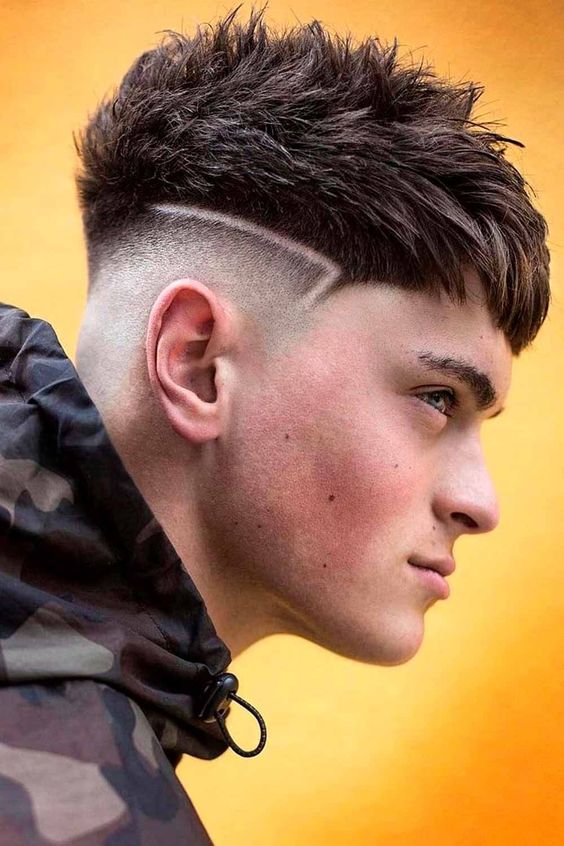 Undercut with design Men's Look for Winter Undercut with design Men's Look for Winter