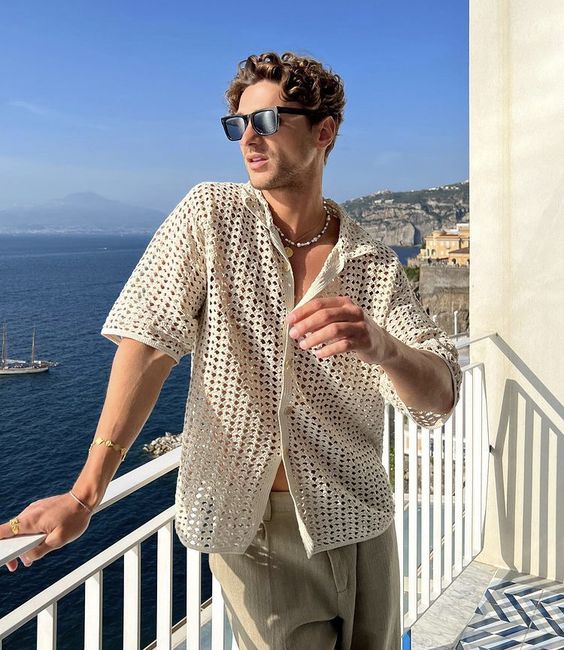 Crochet Shirt For Summer Crochet Shirt For Summer