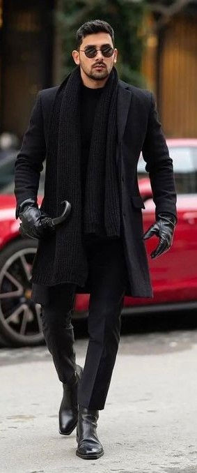 Winter Coat with Gloves and Scarf Winter Coat with Gloves and Scarf