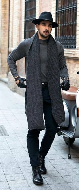 Winter wear with Boots and Gloves Winter wear with Boots and Gloves