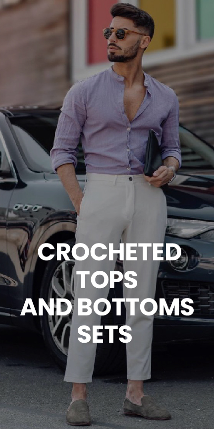 Crocheted Tops and Bottoms Sets Crocheted Tops and Bottoms Sets