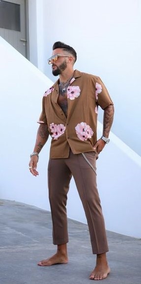 Floral Printed Shirt For Men Floral Printed Shirt For Men