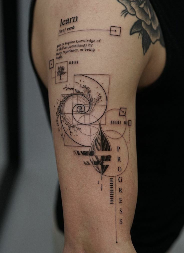 Geometric Shapes Tattoo Geometric Shapes Tattoo