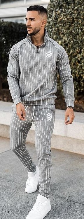 Grey Tracksuit Coordest Outfit Grey Tracksuit Coordest Outfit