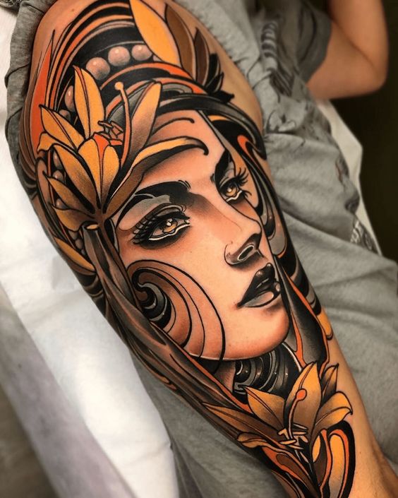 Neo-Traditional Tattoo Neo-Traditional Tattoo