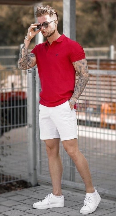 Polo Shirt with Shorts Polo Shirt with Shorts