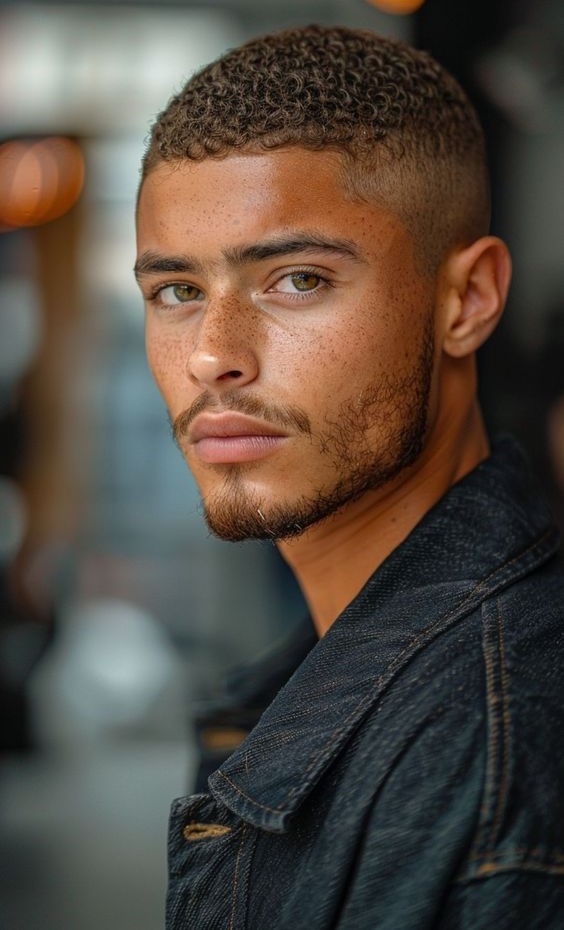 Curly Hair Buzz cut Hairstyle Curly Hair Buzz cut Hairstyle