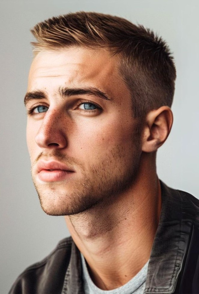 Low-Maintenance Crew Cut Hairstyle Low-Maintenance Crew Cut Hairstyle