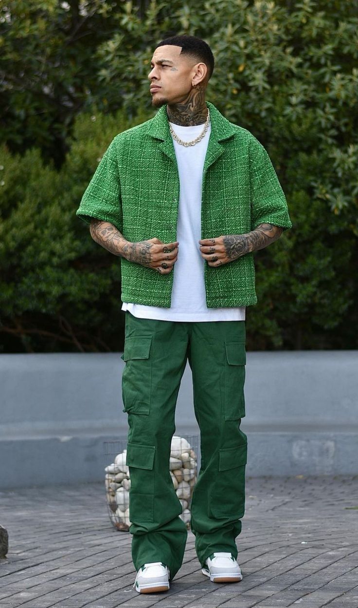 Boucle Cropped and Cargo Pants Boucle Cropped and Cargo Pants