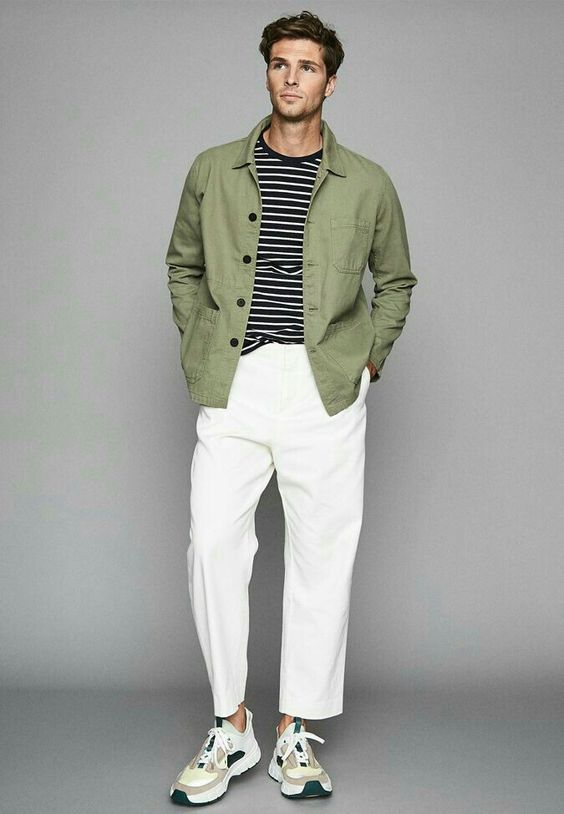 Casual Look With Lightweight Jacket Casual Look With Lightweight Jacket