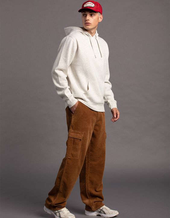 Corduroy Pants With Sweatshirt Corduroy Pants With Sweatshirt