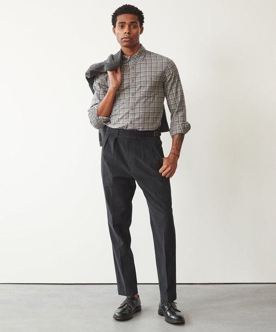 Flannel Shirts and Pleated Trouser Flannel Shirts and Pleated Trouser