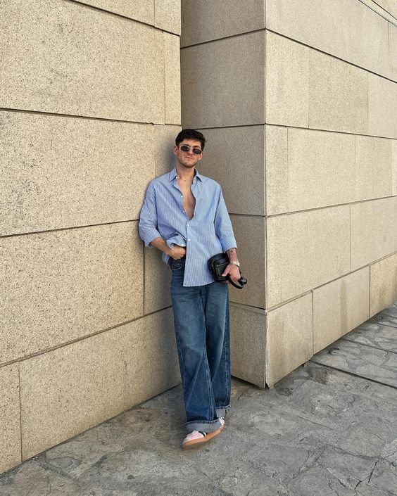 Shirt With Baggy Jeans Shirt With Baggy Jeans