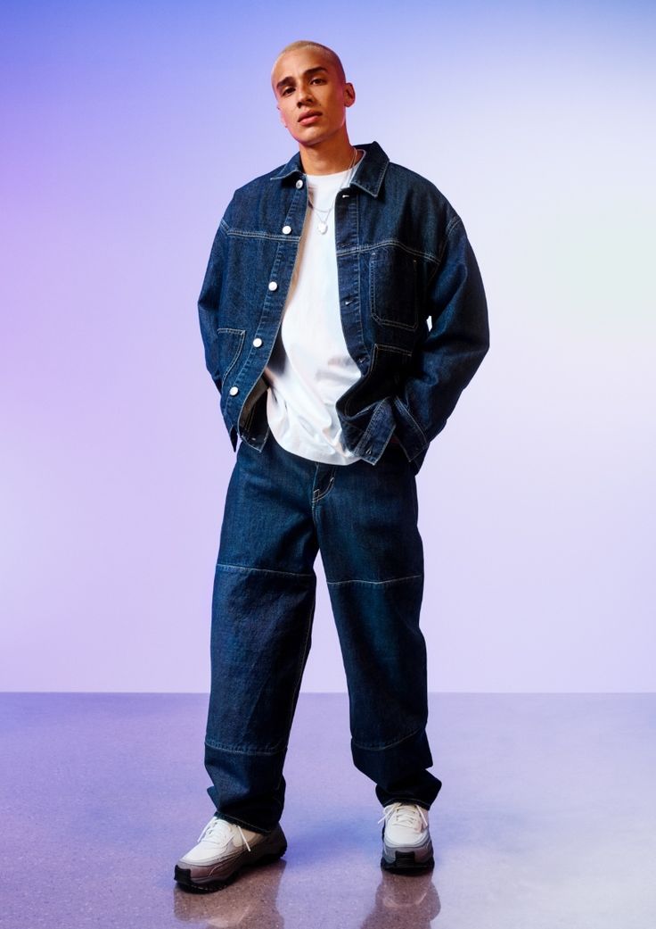 Dark Denim Look Top and Bottom Dark Denim Look Top and Bottom