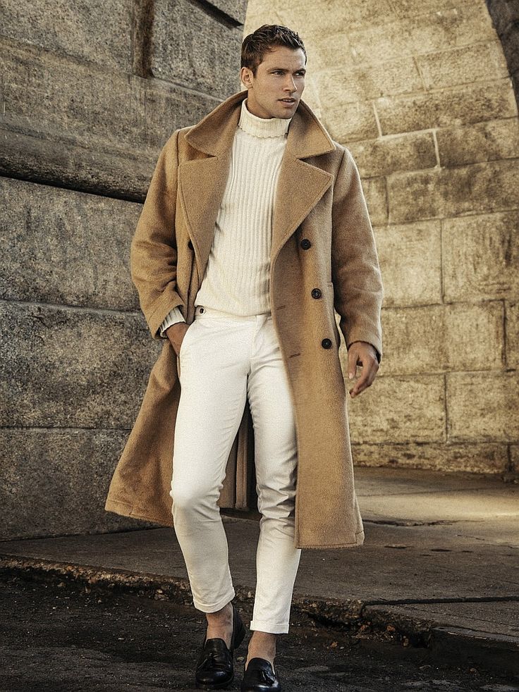 Long Coat with a Knit Set Long Coat with a Knit Set