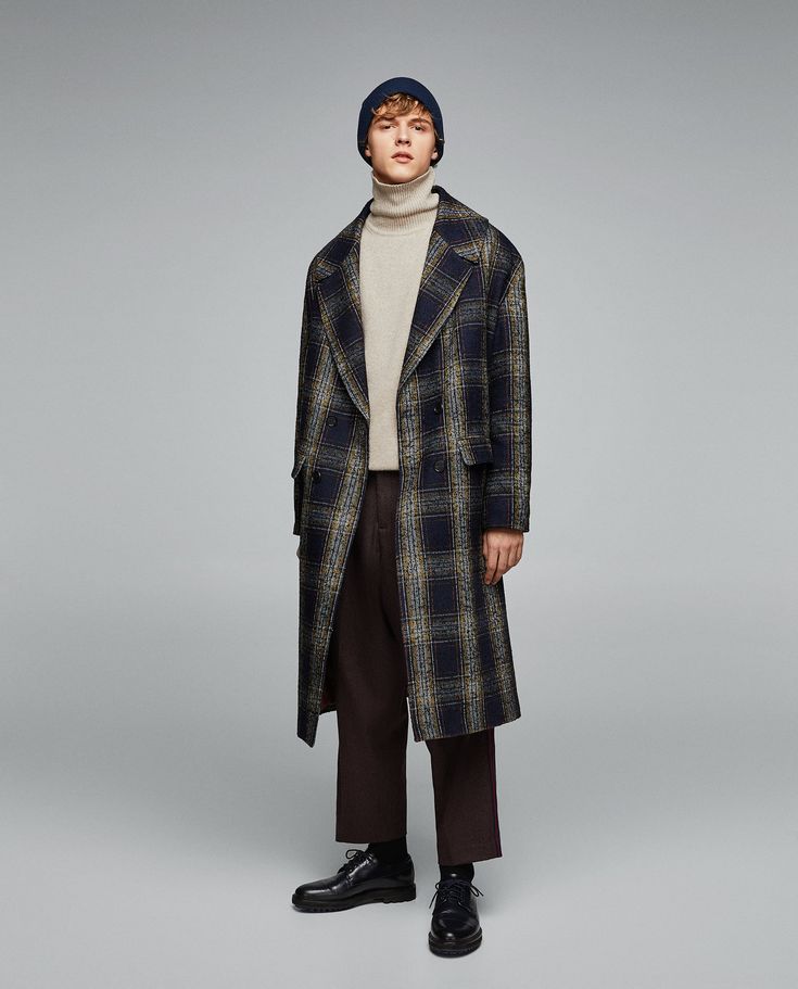Wool Jacket With Cream Turtleneck Wool Jacket With Cream Turtleneck