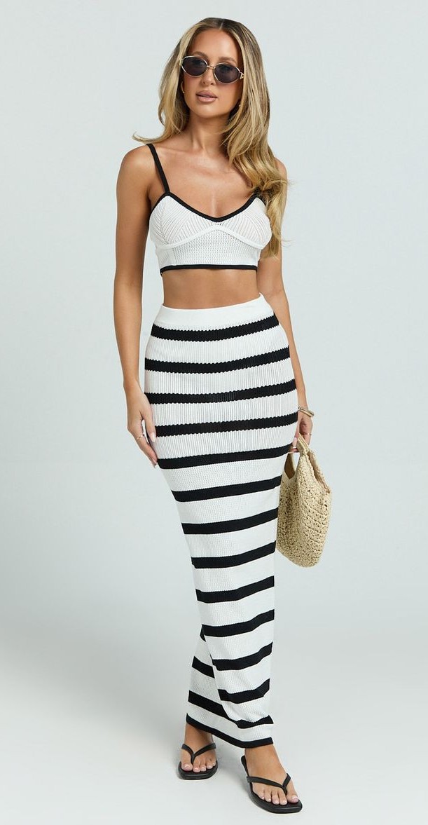 Crop Top and Skirt Set Crop Top and Skirt Set