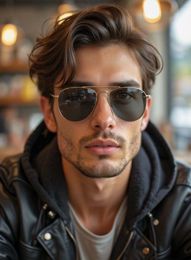 Sophisticated Stye in Aviator Glasses Sophisticated Stye in Aviator Glasses
