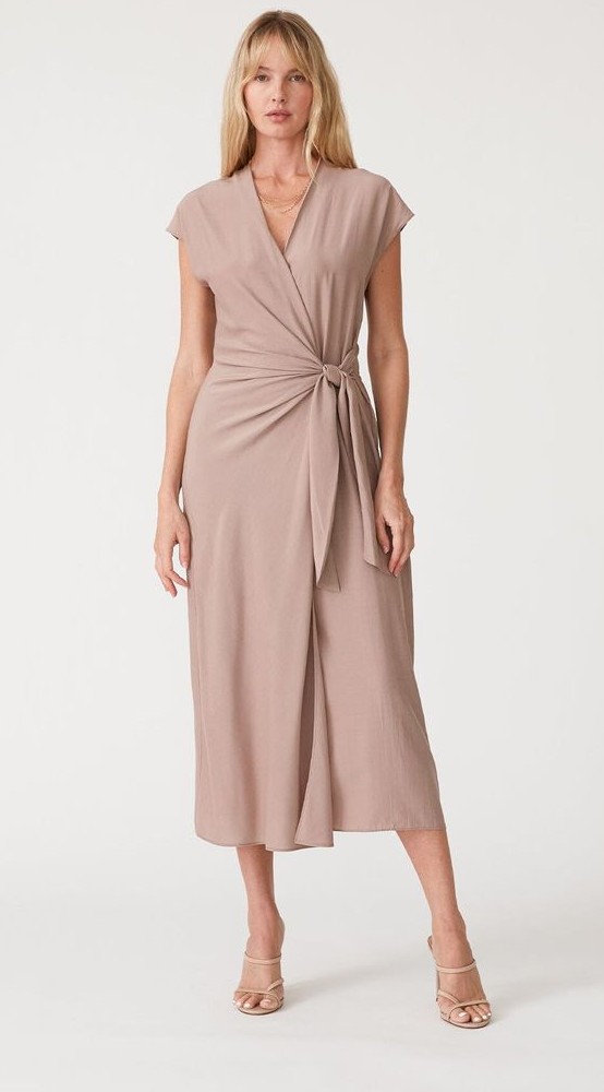Wrap Dress in Pastel Tones Wrap Dress in Pastel Tones