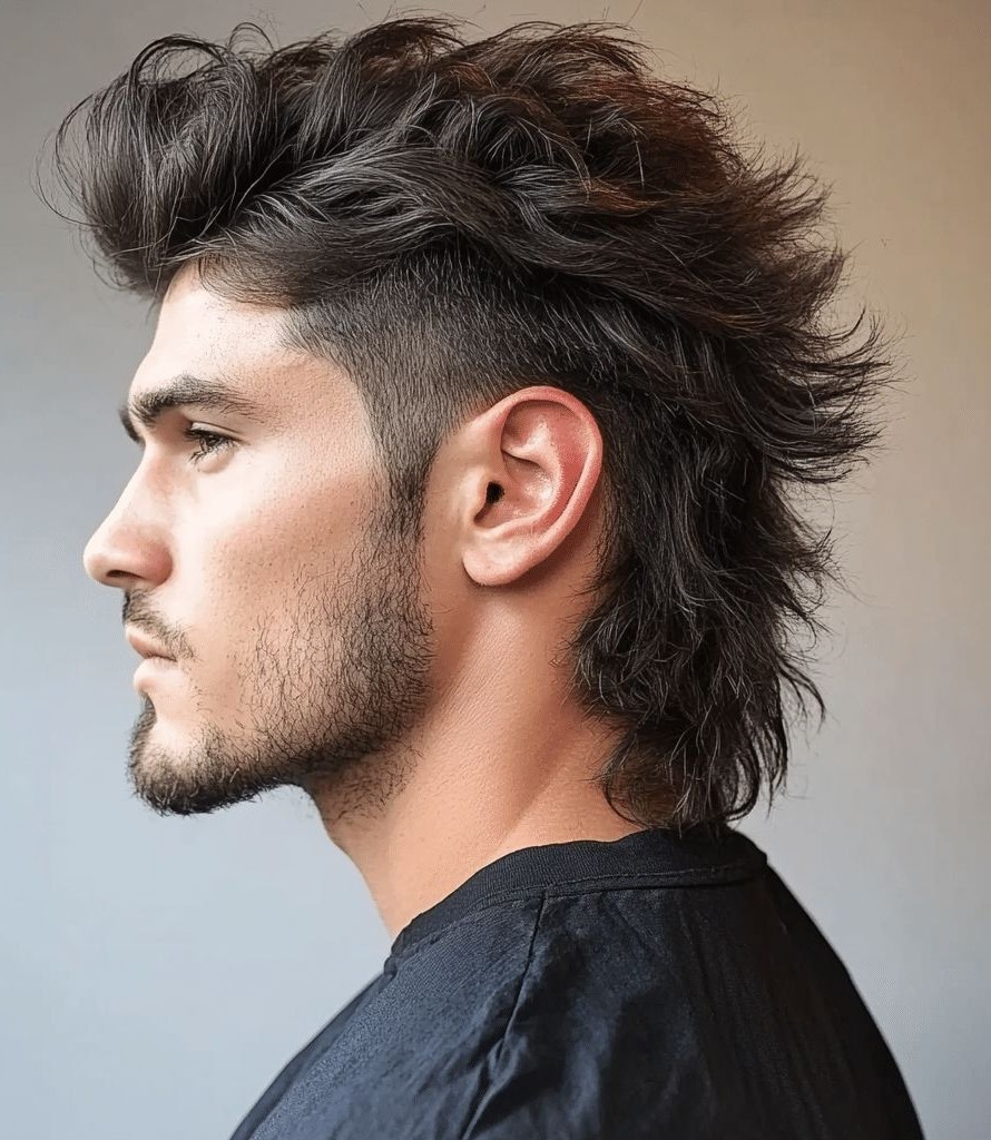 Retro-inspired Mullet Haircut Retro-inspired Mullet Haircut
