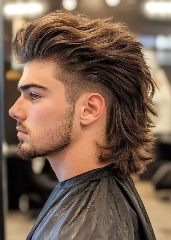 Wavy Mullet Haircut Wavy Mullet Haircut