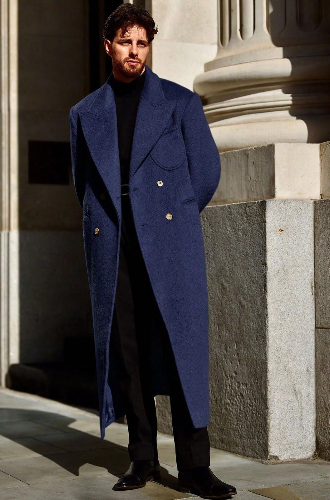 Classic Winter Wool Blend Pea Coat Classic Winter Wool Blend Pea Coat